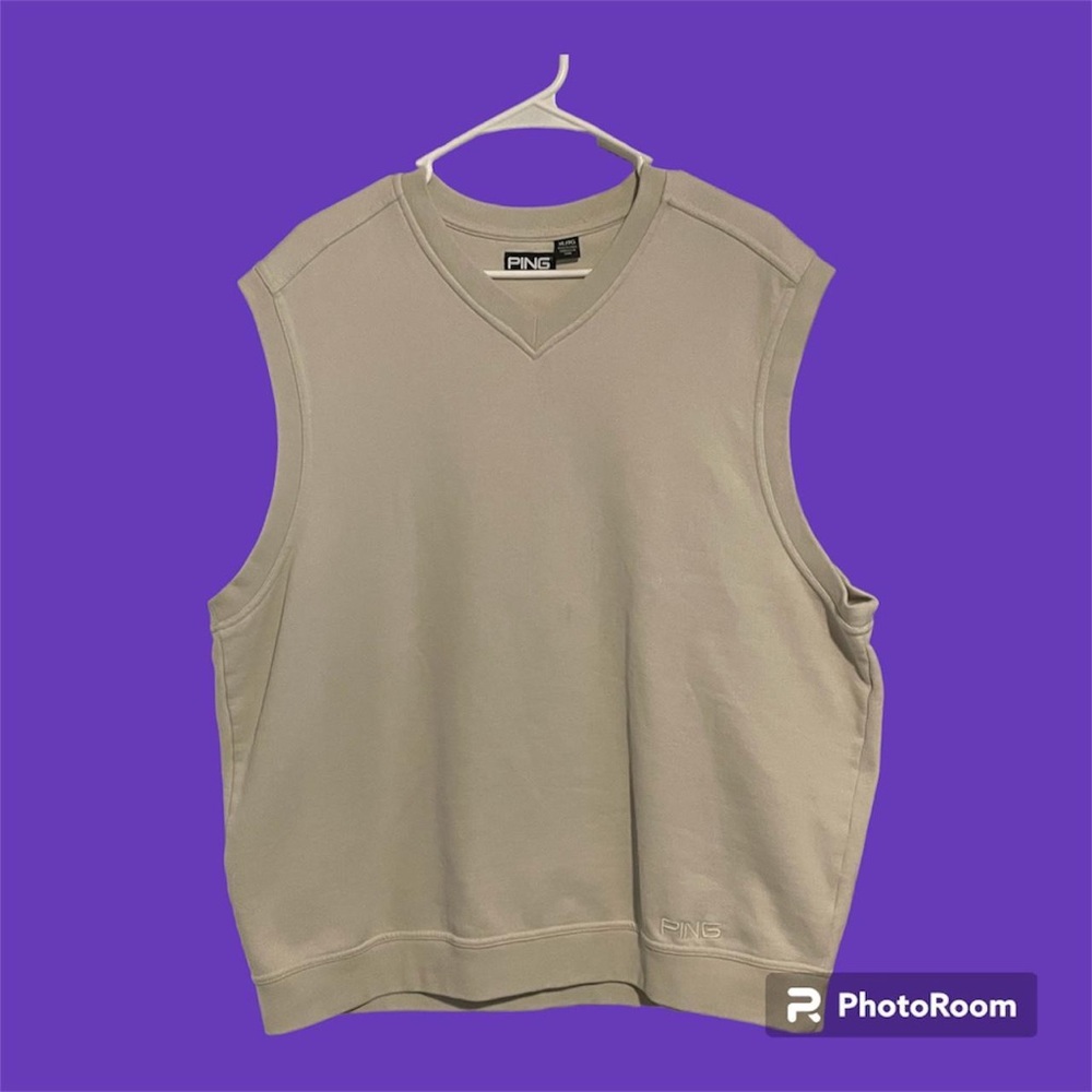 Cream color Ping sweater vest